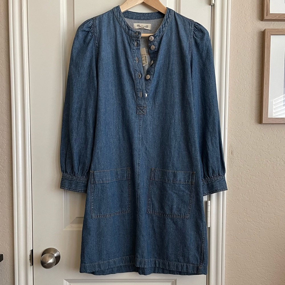 Madewell Blue Denim Dress
